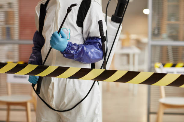 Professional Biohazard Cleanup technician working in Lindon, UT